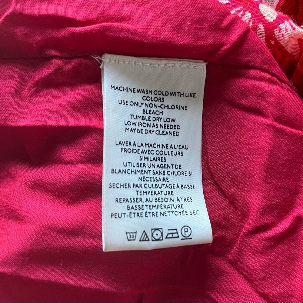 Free People Red Floral Maxi Skirt - Picture 4 of 7